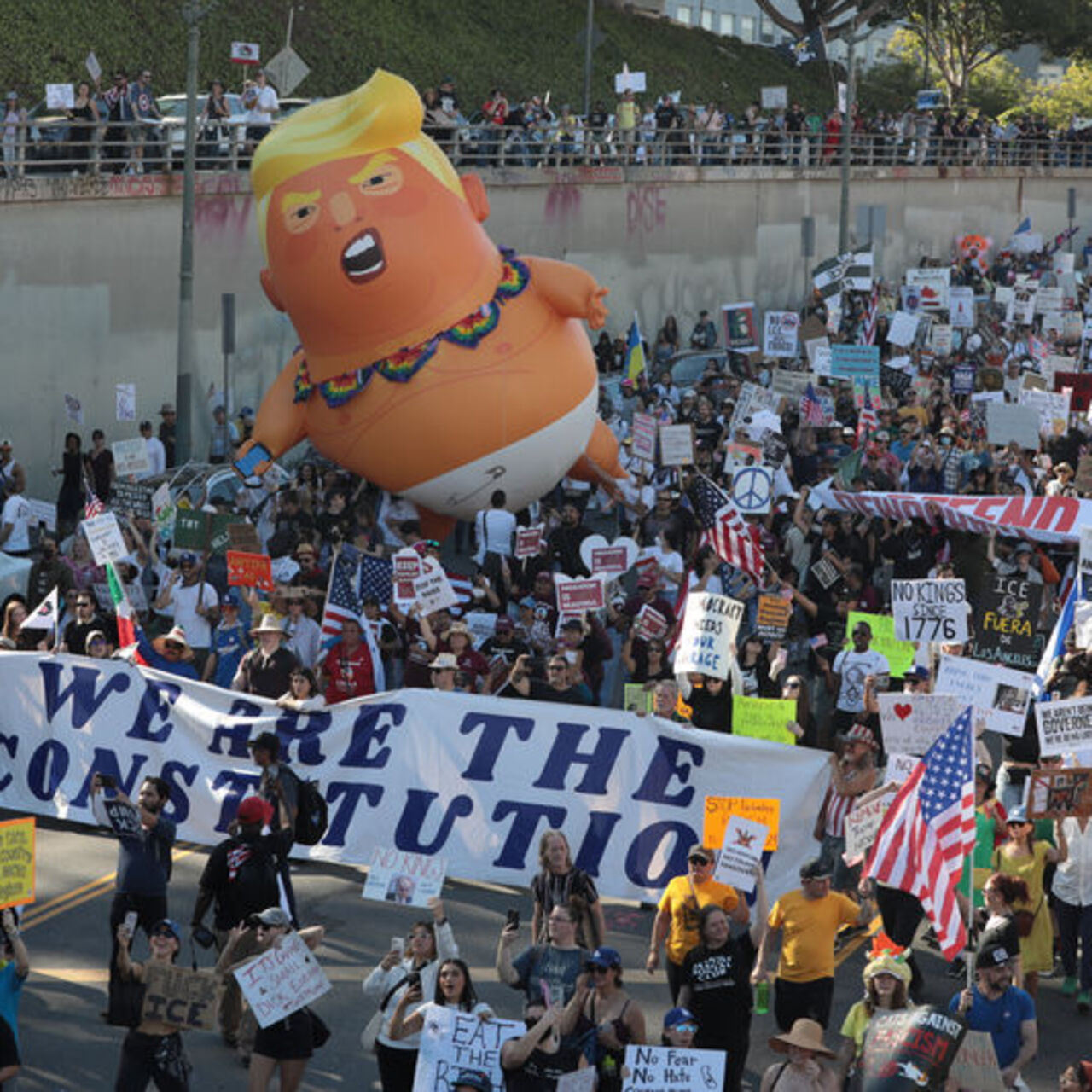 ABD'de Trump karşıtı "Krallara Hayır" protestoları
