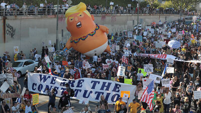 ABD'de Trump karşıtı "Krallara Hayır" protestoları