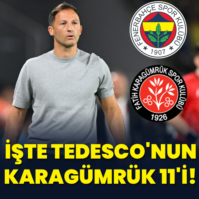 İşte Tedesco'nun Karagümrük 11'i!