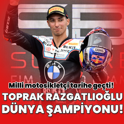 Toprak Razgatlıoğlu, dünya şampiyonu!