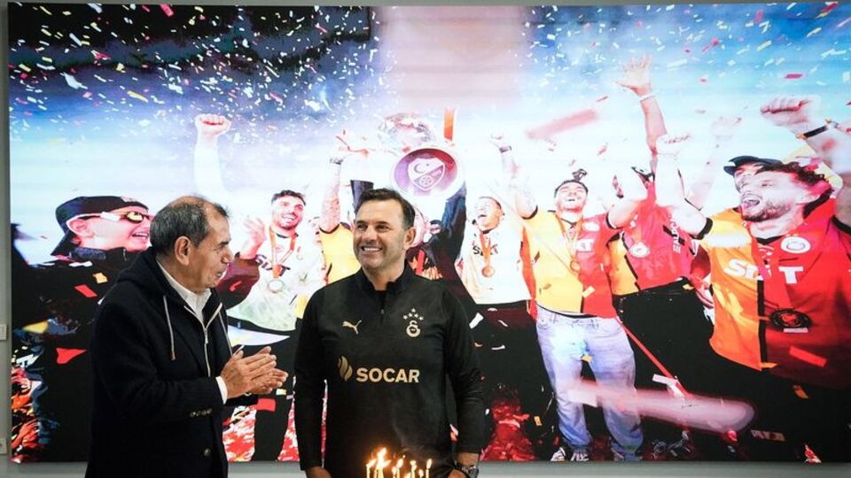 G.Saray'dan Okan Buruk'a doğum günü kutlaması!