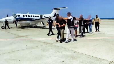 Kırmızı bültenle aranan 3 kişi yurda getirildi