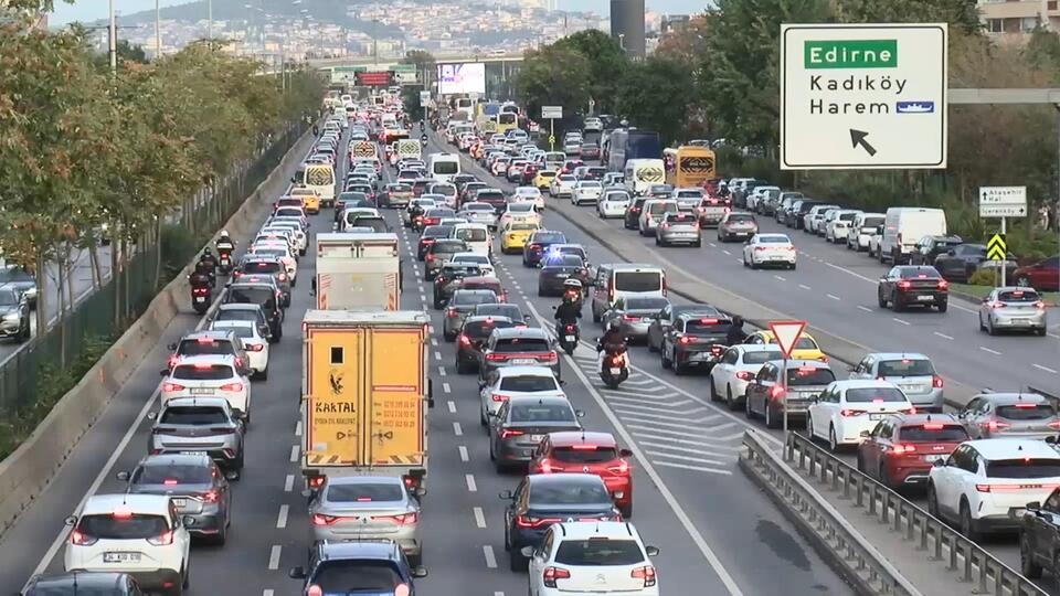İstanbul'da pazartesi trafiği!