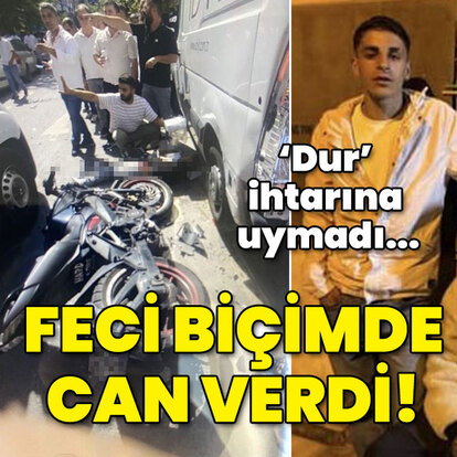 'Dur' ihtarına uymadı... Feci biçimde can verdi!