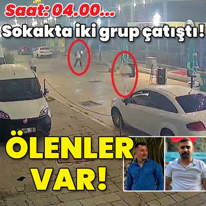 Sokakta iki grup silahla çatıştı! Can kayıpları var!