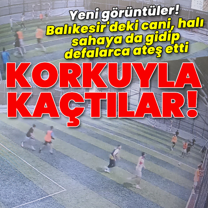 Halı sahaya gidip defalarca ateş etti!