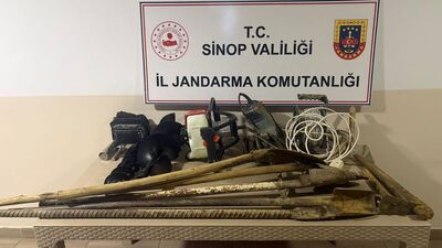 Kaçak kazı operasyonu: 8 gözaltı