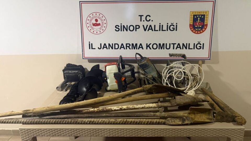 Kaçak kazı operasyonu: 8 gözaltı