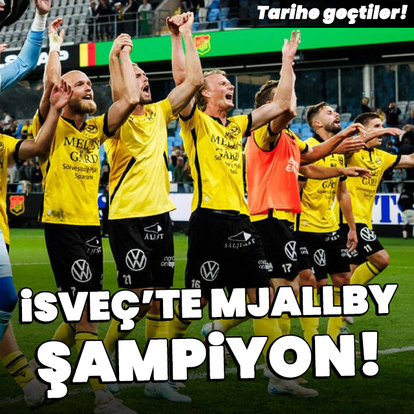 İsveç'te Mjallby şampiyon oldu!