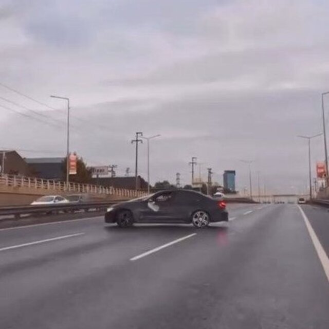 Düğün konvoyunda drifte 52 bin lira ceza