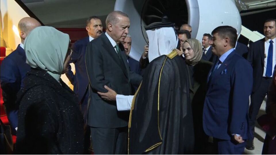 Cumhurbaşkanı Erdoğan Katar'da