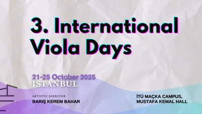 3. Uluslararası Viyola Günleri başladı