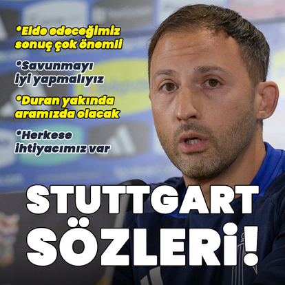 Tedesco'dan Stuttgart açıklaması!