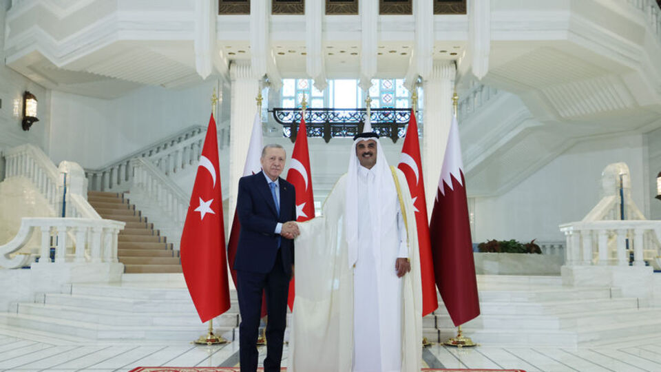 Cumhurbaşkanı Erdoğan Katar Emiri ile görüştü