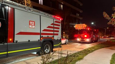 Apartman dairesinde yangın! Mahsur kalan 4 kişi ile 1 köpek kurtarıldı