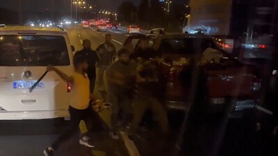 Elektrikli testereyle saldırmak istedi!