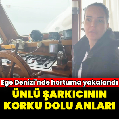 Ünlü şarkıcı hortuma yakalandı