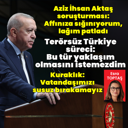 Cumhurbaşkanı Erdoğan'nda kritik mesajlar