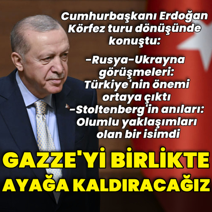 Cumhurbaşkanı Erdoğan'dan açıklamalar