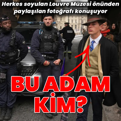 Louvre Müzesi önündeki fotoğrafta olan fötr şapkalı adam kim?