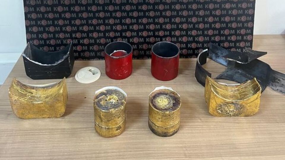 Havalimanında 61 kilo kaçak altın ele geçirildi