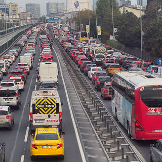 İstanbul'da trafik felç!