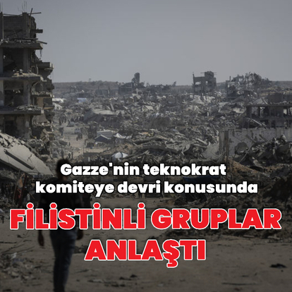 Filistinli gruplar anlaştı