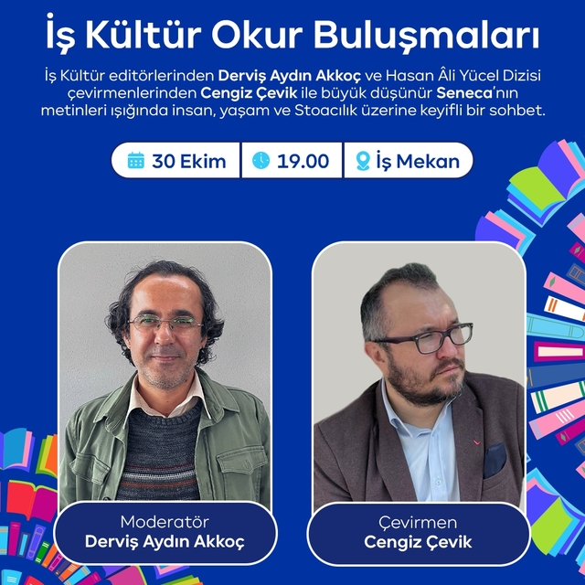 İş Kültür Okur Buluşmaları’nın ikinci sezonu Seneca ile başlıyor