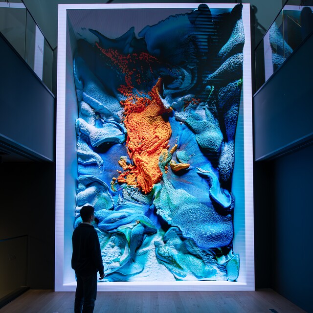 Refik Anadol’un eseri, Resim Heykel Müzesi’nde