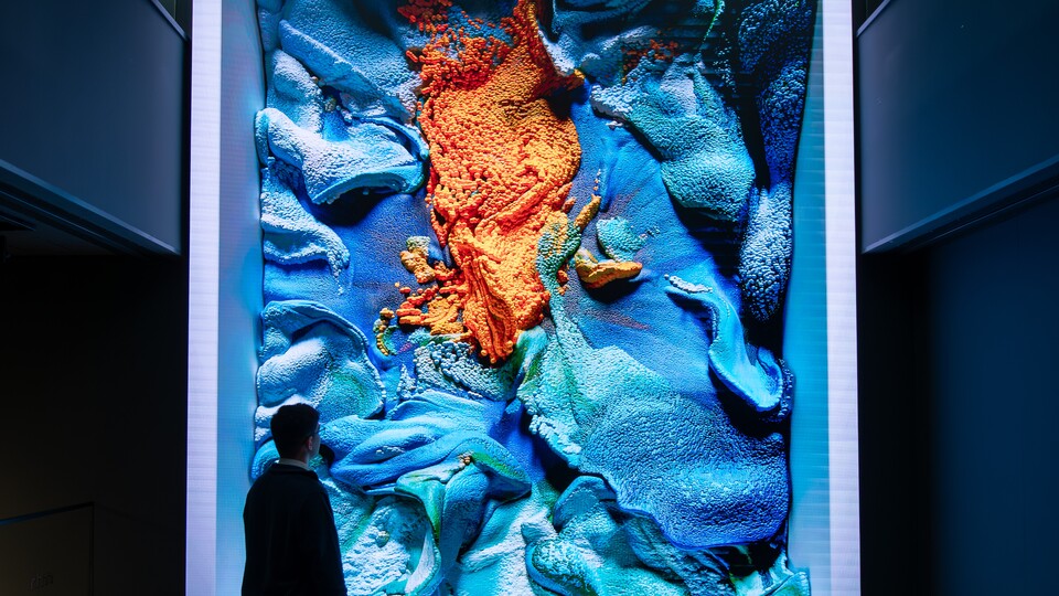 Refik Anadol'un eseri, Resim Heykel Müzesi'nde