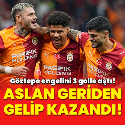 Aslan geriden gelip kazandı!
