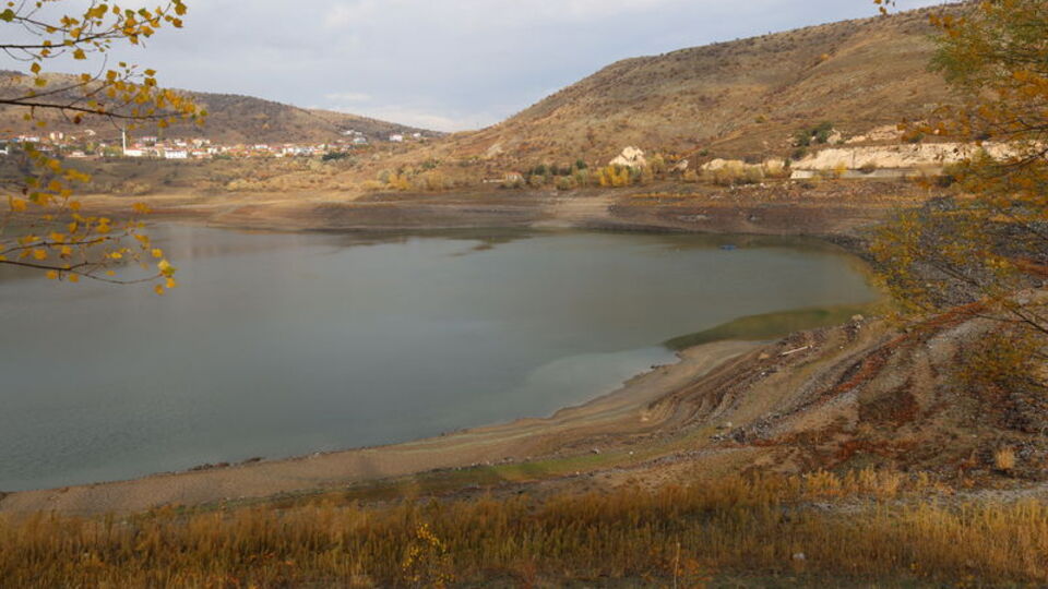 Güldürcek Barajı'nda su seviyesi yüzde 17,25'e düştü
