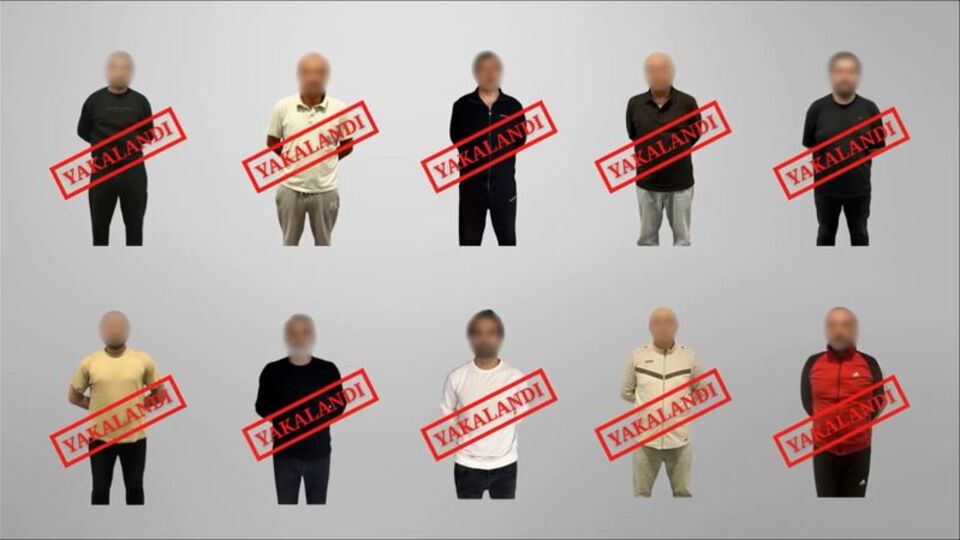 Kırmızı bültenle aranan 9 suçlu getirildi