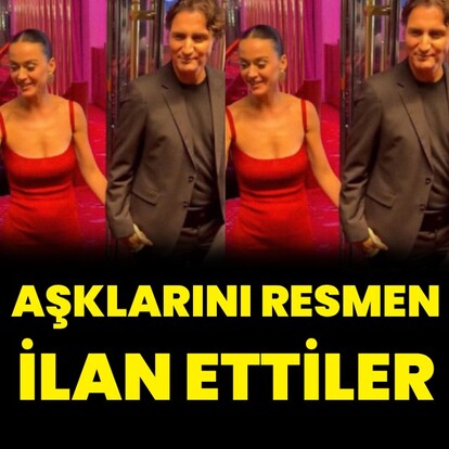 Aşklarını resmen ilan ettiler