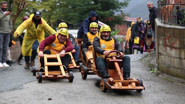 Rize'de sağanak altında 'Laz Ralli' heyecanı