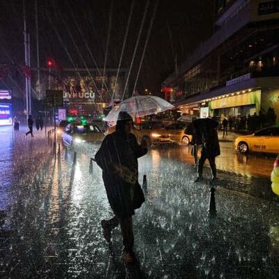 İstanbul'da sağanak yağış