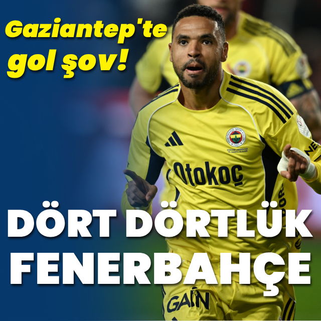 Gaziantep'te dört dörtlük Fenerbahçe!