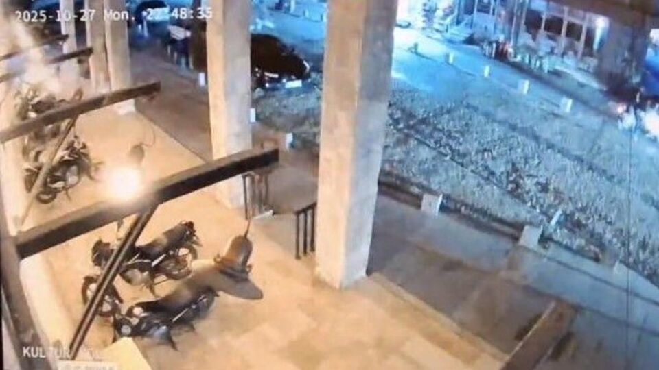 Deprem Balıkesir'de böyle görüntülendi