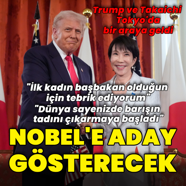 Japonya Başbakanı Trump'ı Nobel'e aday gösterecek