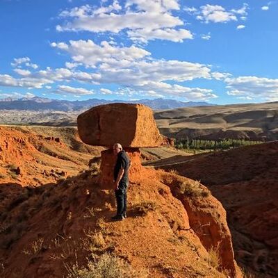 Arizona'yı andırıyor... Kars'ta havadan görüntülendi