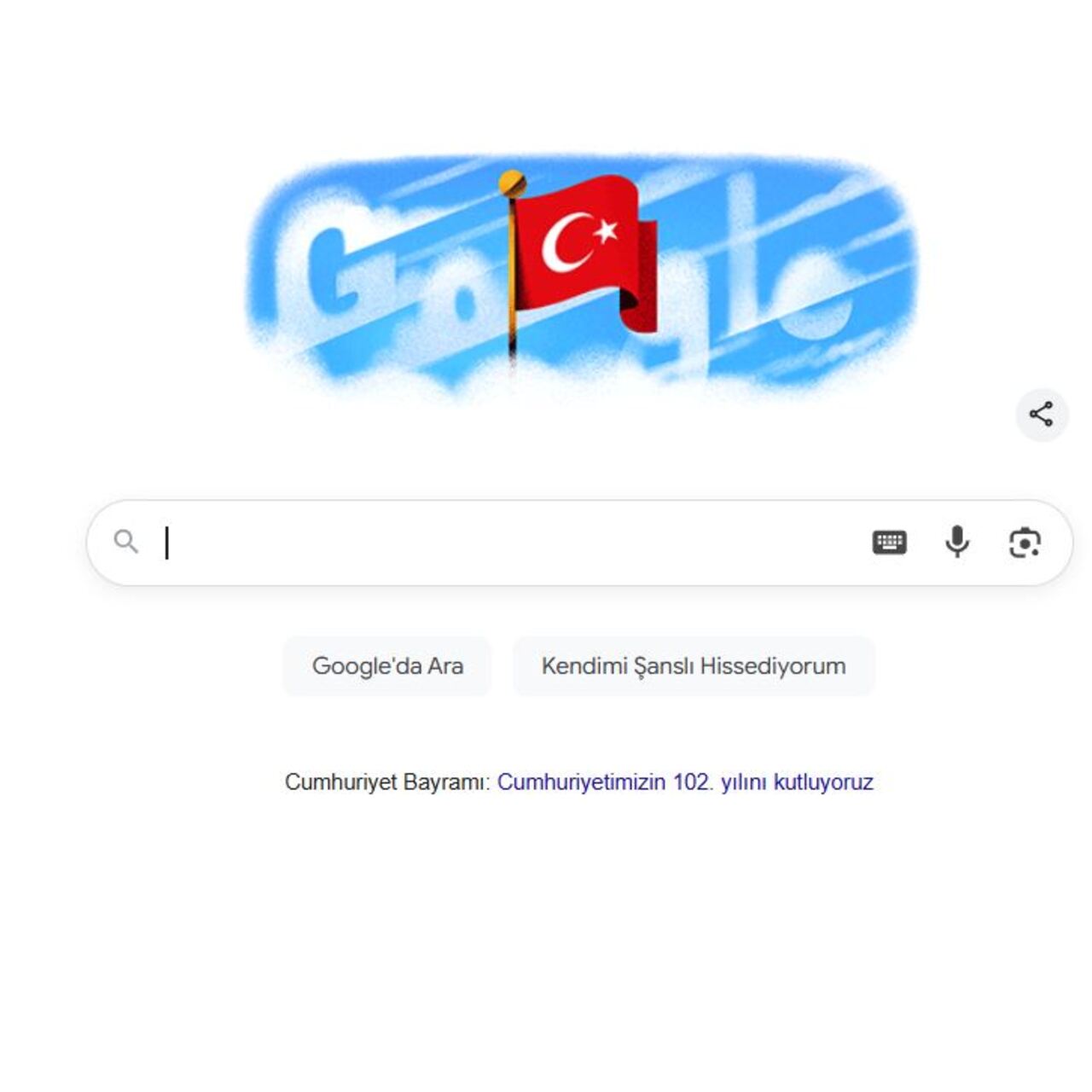 Google'dan Cumhuriyet Bayramı'na özel doodle! 
