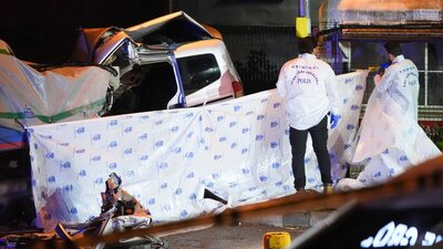 Polisten kaçan araç TIR'a çarptı: 1 ölü, 2 yaralı