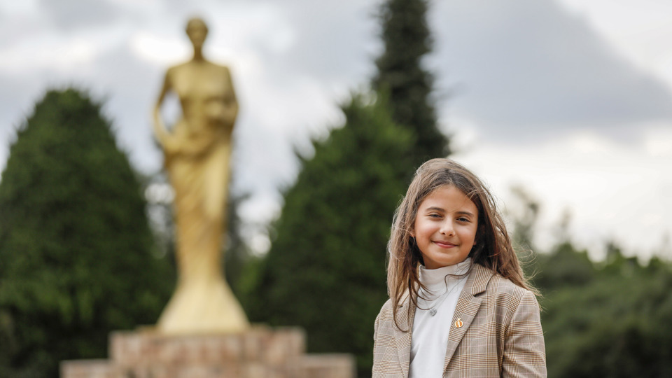 10 yaşındaki Defne, Altın Portakal'da