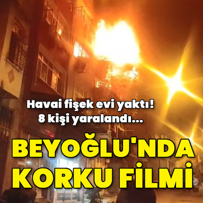 Beyoğlu'nda yangın! 6 kişi kurtarıldı