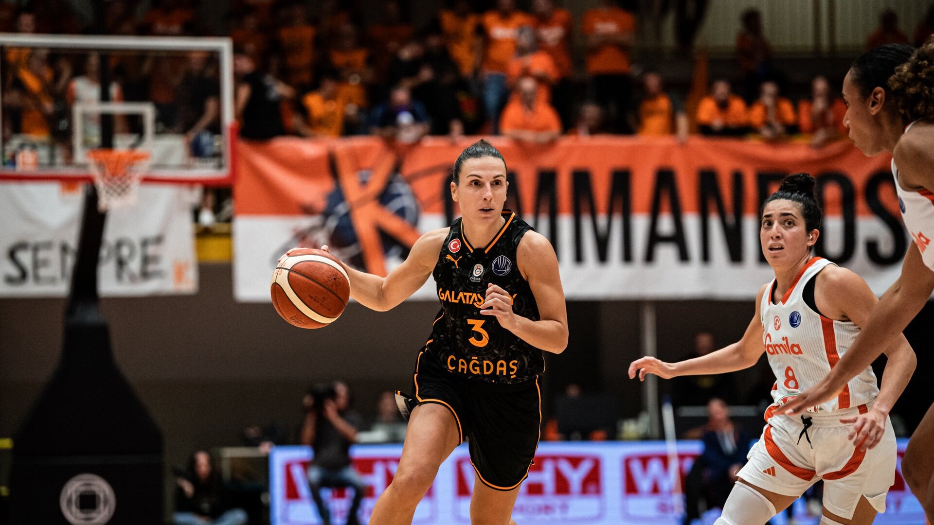 Galatasaray Çağdaş Faktoring, Beretta Famila Schio'yu Deviriyor: 72-61'lik Skorla Avrupa Yolunda!