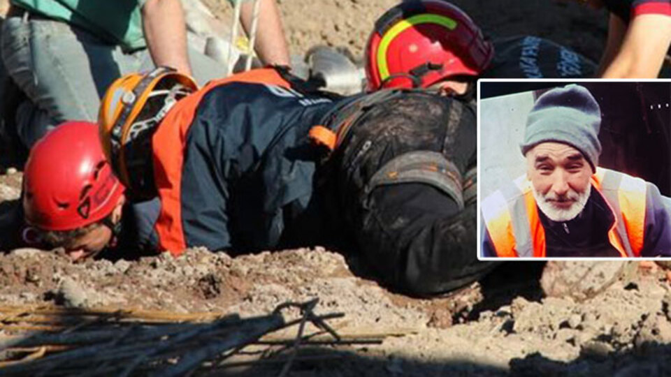 30 metrelik ölüm çukuru! Yol yapımında çalışıyordu...