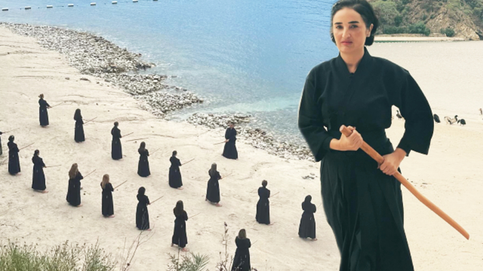 Ünlü oyuncu samuray eğitimi aldı