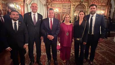 Washington Büyükelçiliği'nde kutladı