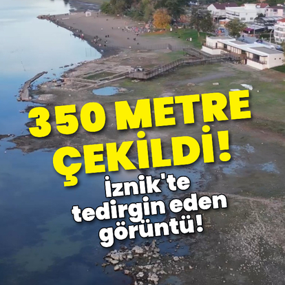 İznik'te tedirgin eden görüntü!