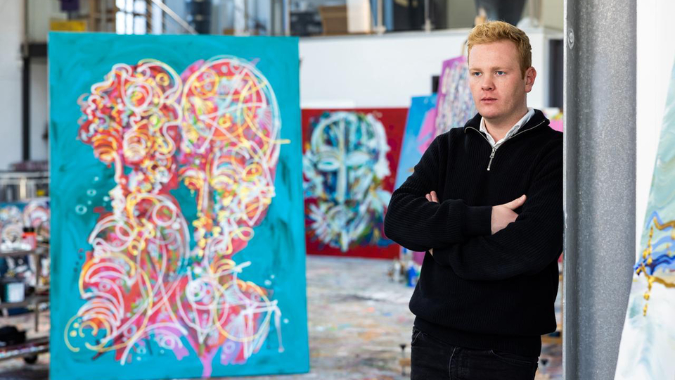 Leon Löwentraut, Renklerde Dostluk sergisiyle Beyoğlu'nda